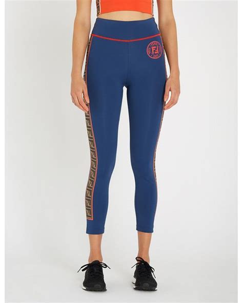 fendi stripe yoga pants|Fendi trousers.